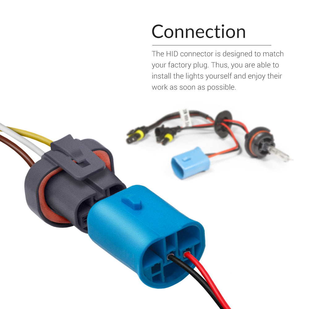 blue-9007-connector-one-positive-wire